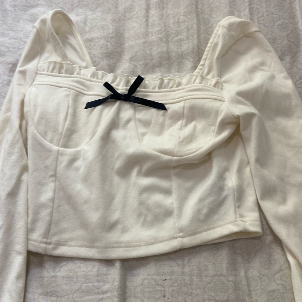Fancy Business Bow Top